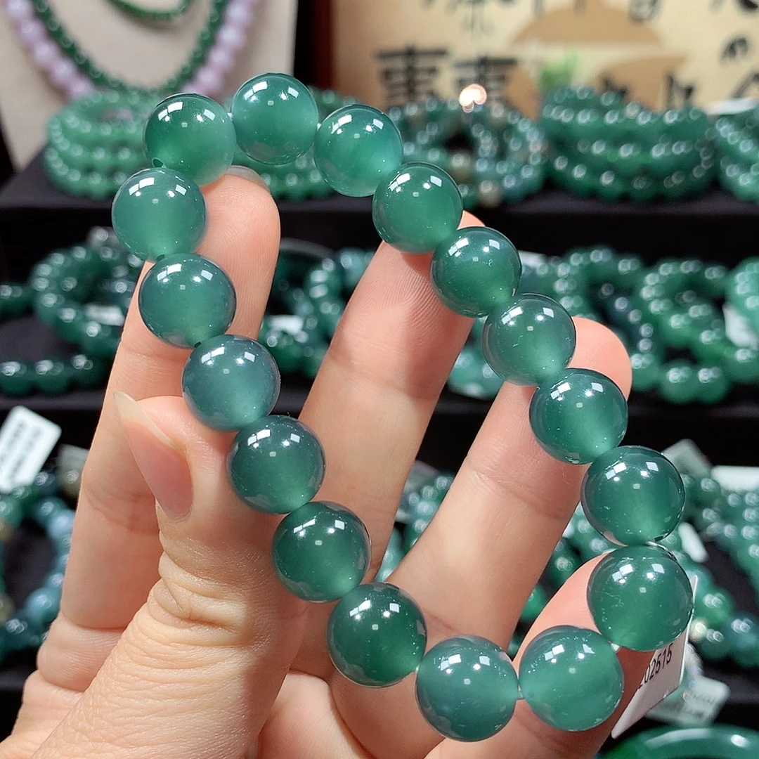 翡翠未镶嵌手链卡11.8