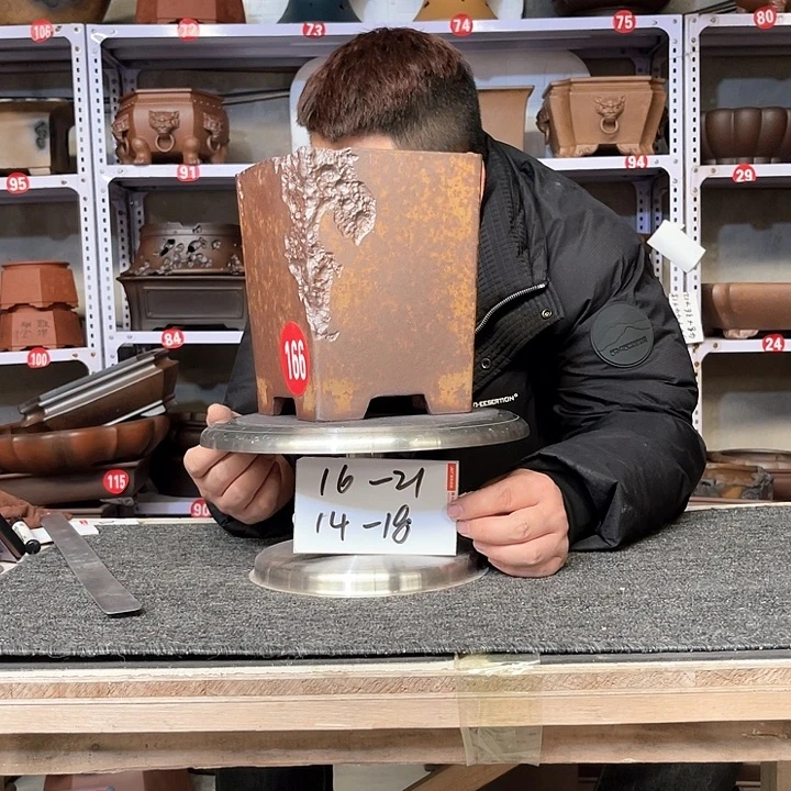 紫砂花盆落**心紫砂等传统