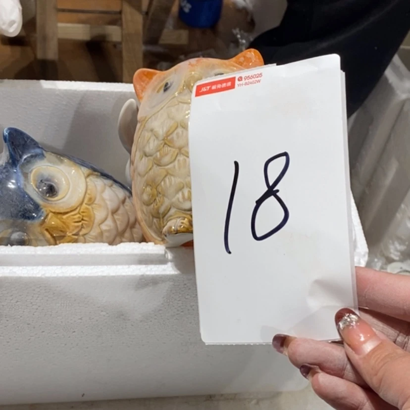 【闪购商品】摆件柚**?陶瓷摆件瑕疵特卖