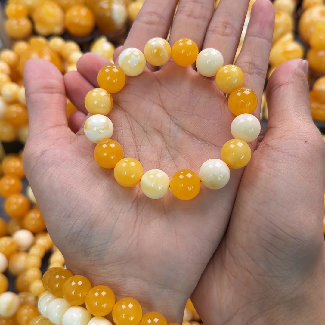 琥珀未镶嵌珠宝奇石13mm