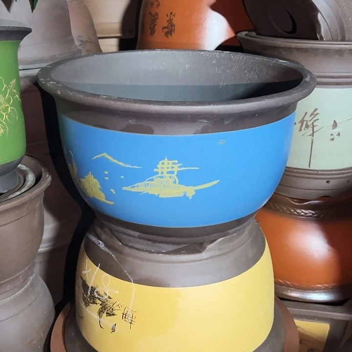 30蓝山水+003花盆花盆花盆花盆