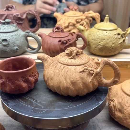 茶壶紫砂全手工制作