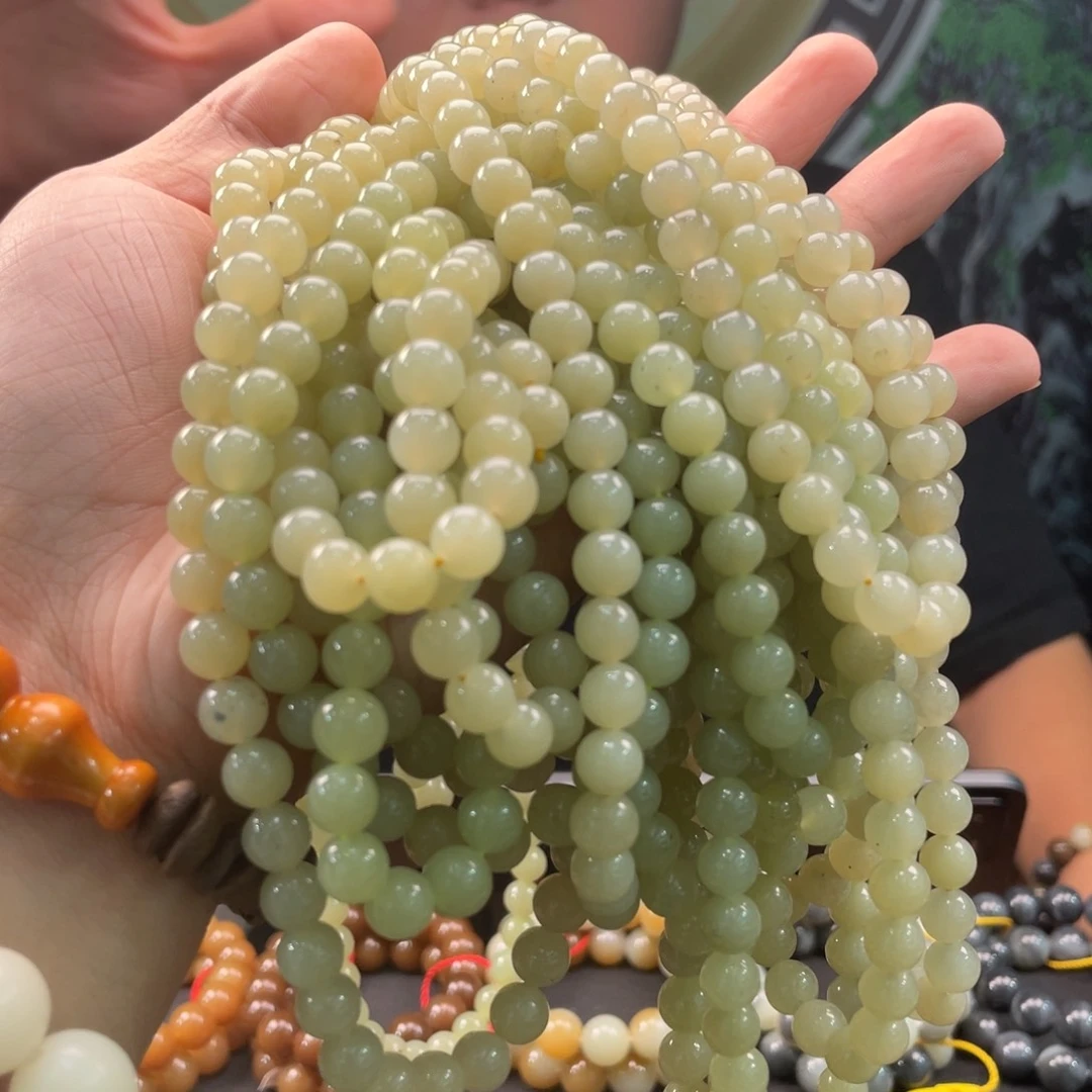 手链未镶嵌和田玉（糖玉）多样性发货拍一发一