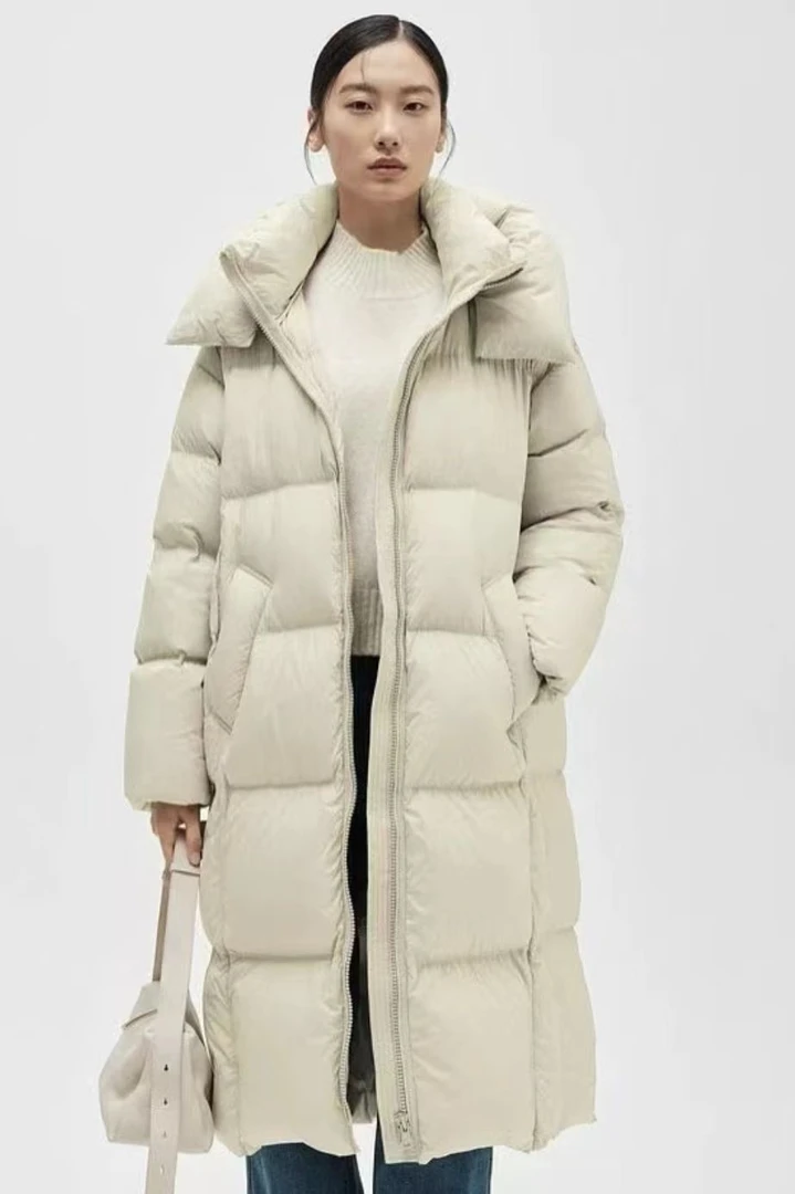 BT冬季长款连帽蓬松羽绒服F51