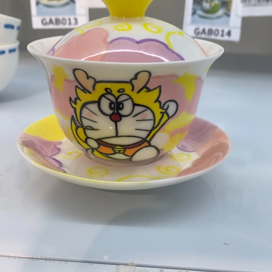 高温釉下彩手绘陶瓷