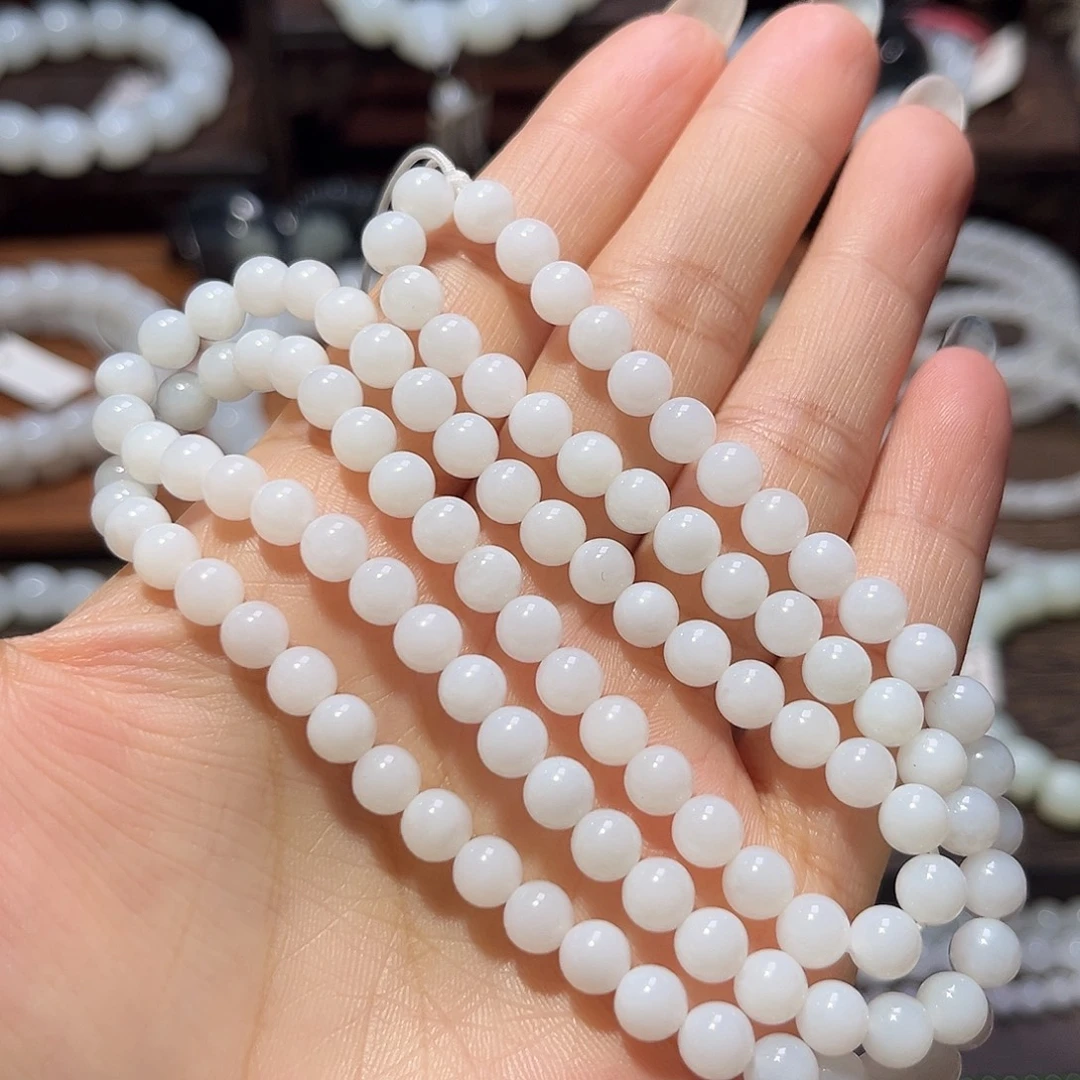 和田玉未镶嵌手链