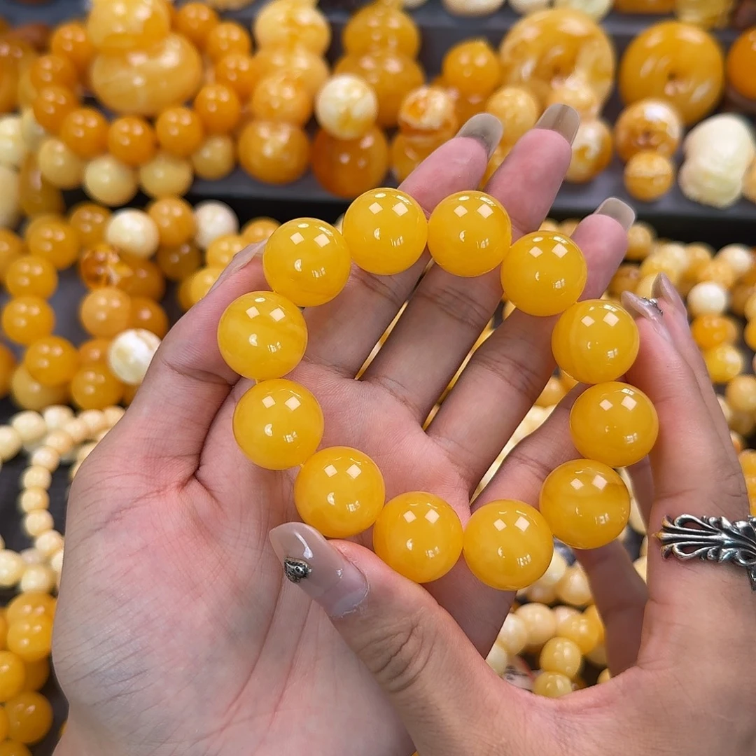 蜜蜡未镶嵌珠宝奇石同料20mm