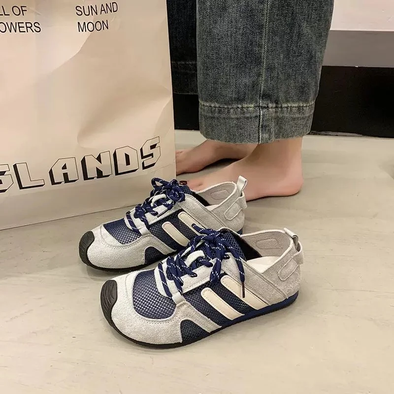 【晨晨格调&现货】德训轻便拼色运动休闲鞋爬山透气防滑德训鞋