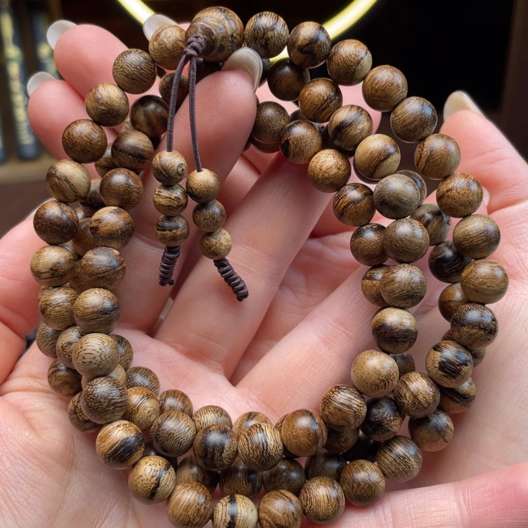 手串沉香天然野达拉干沉香0.8多圈