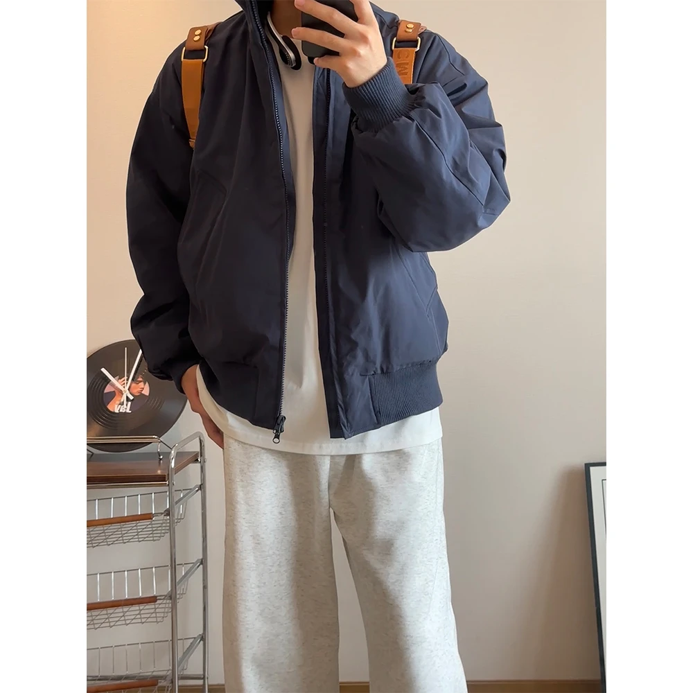 美式三防飞行员夹克棉服男女冬季cleanfit复古短款外套情侣装棉衣