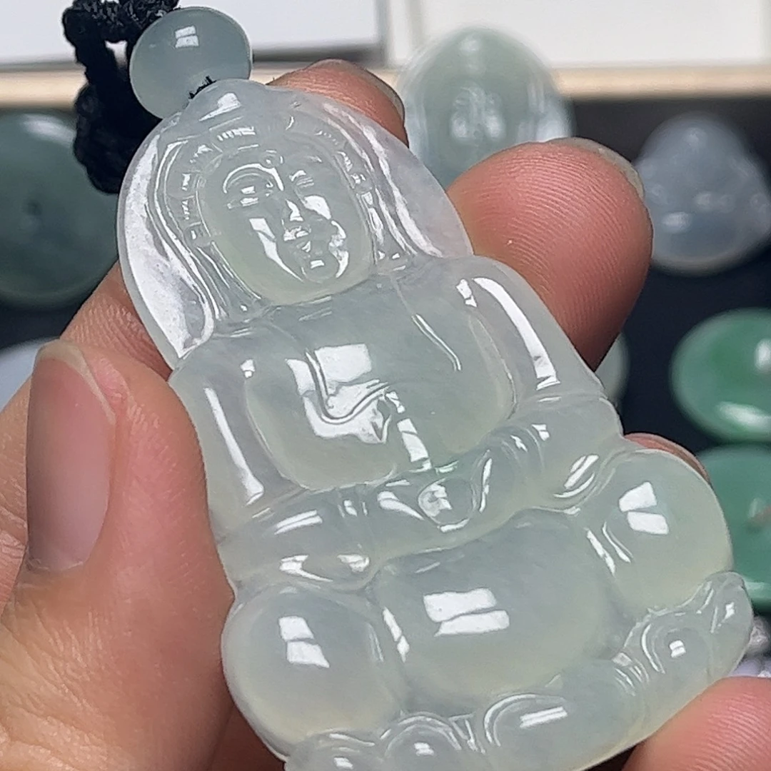 翡翠未镶嵌颈饰缅甸天然翡翠