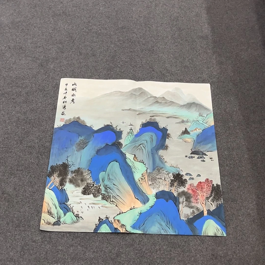 国画D国画作品单幅任发