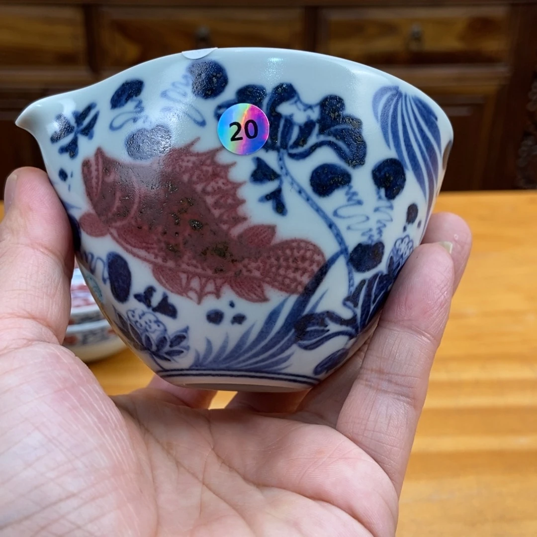 手绘茶具现代制品