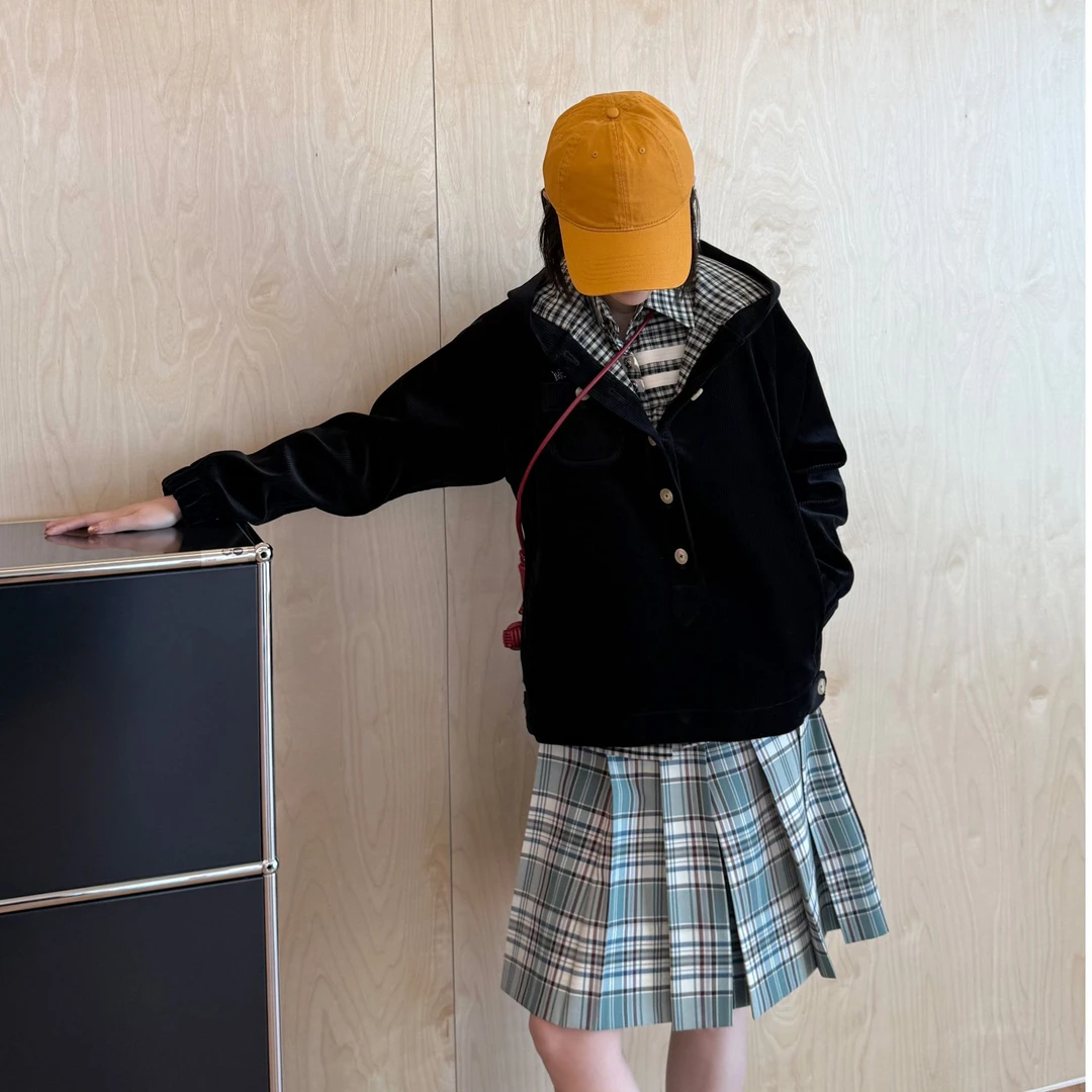 IINCBOUTIQUEMARCHEN胡桃夹子双面格纹半身裙 百褶裙女士假日系列