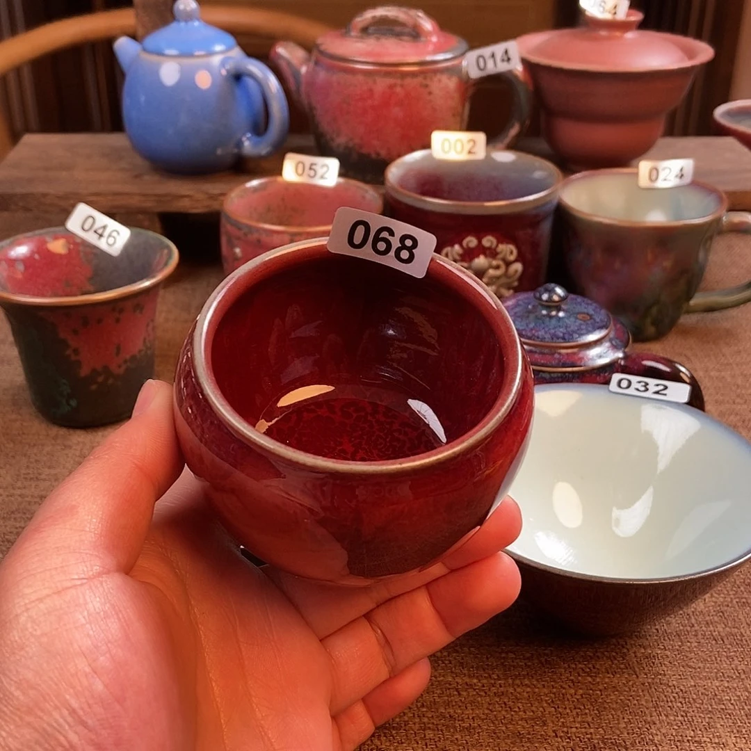 摆件q***i钧瓷主人杯杯