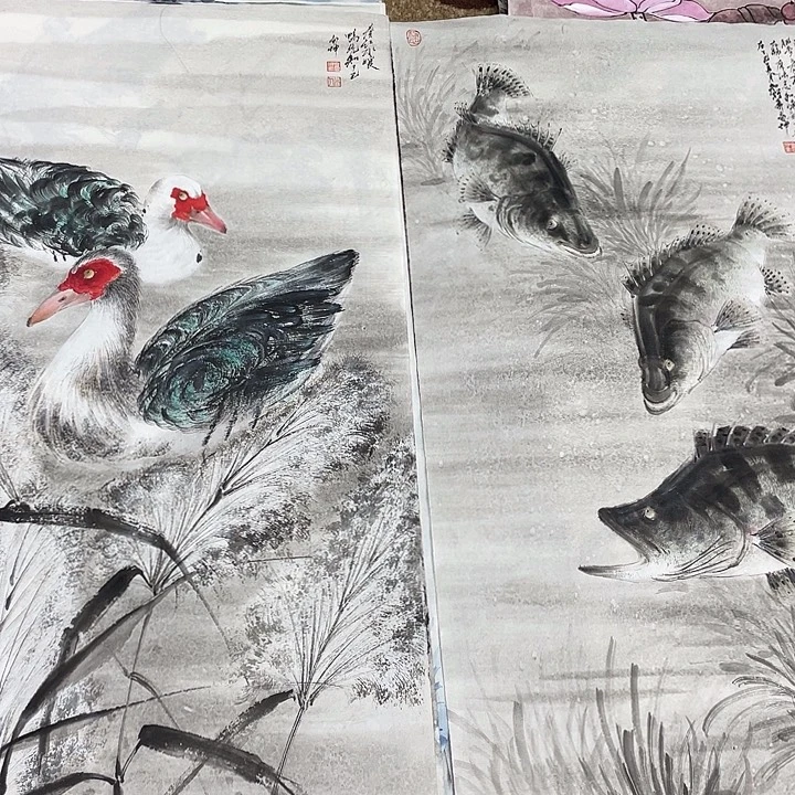 稻***人国画高坤老师作品666