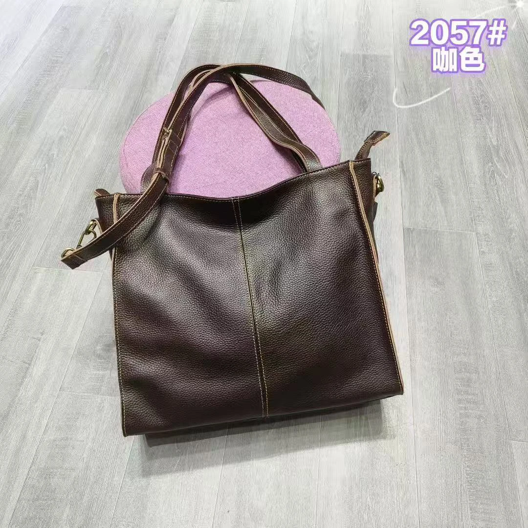 简约风托特包休闲耐磨单肩包手拎包单根防刮女包2057