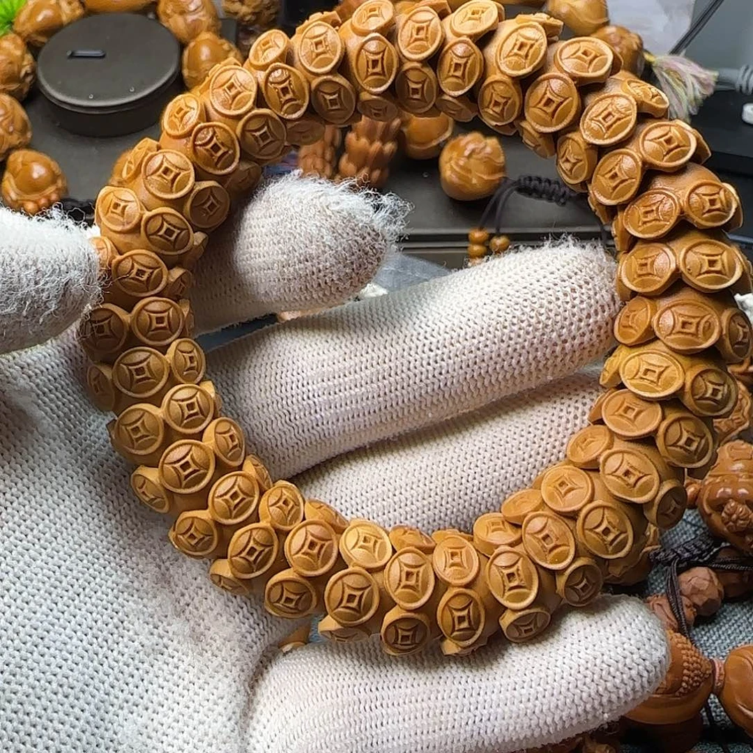 এ***⍨手串/手链橄榄核钱串子