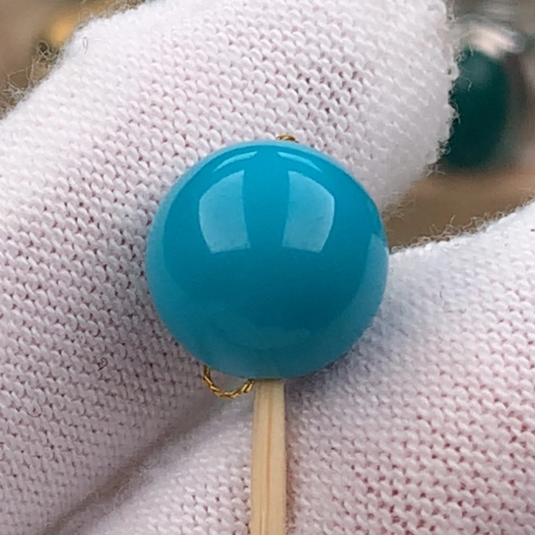 绿松石配饰未镶嵌圆珠卡11