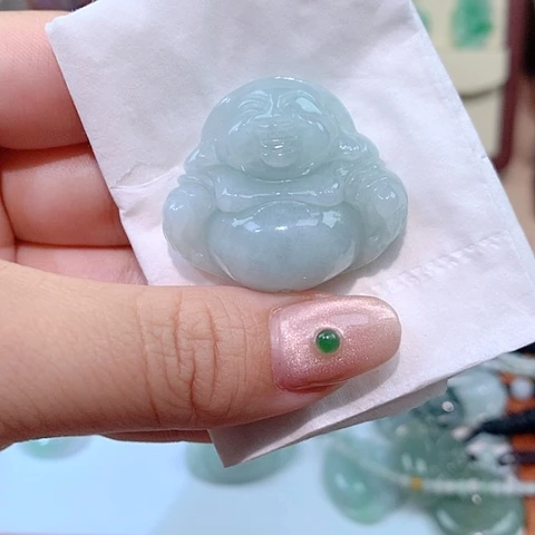 颈饰未镶嵌翡翠佛公