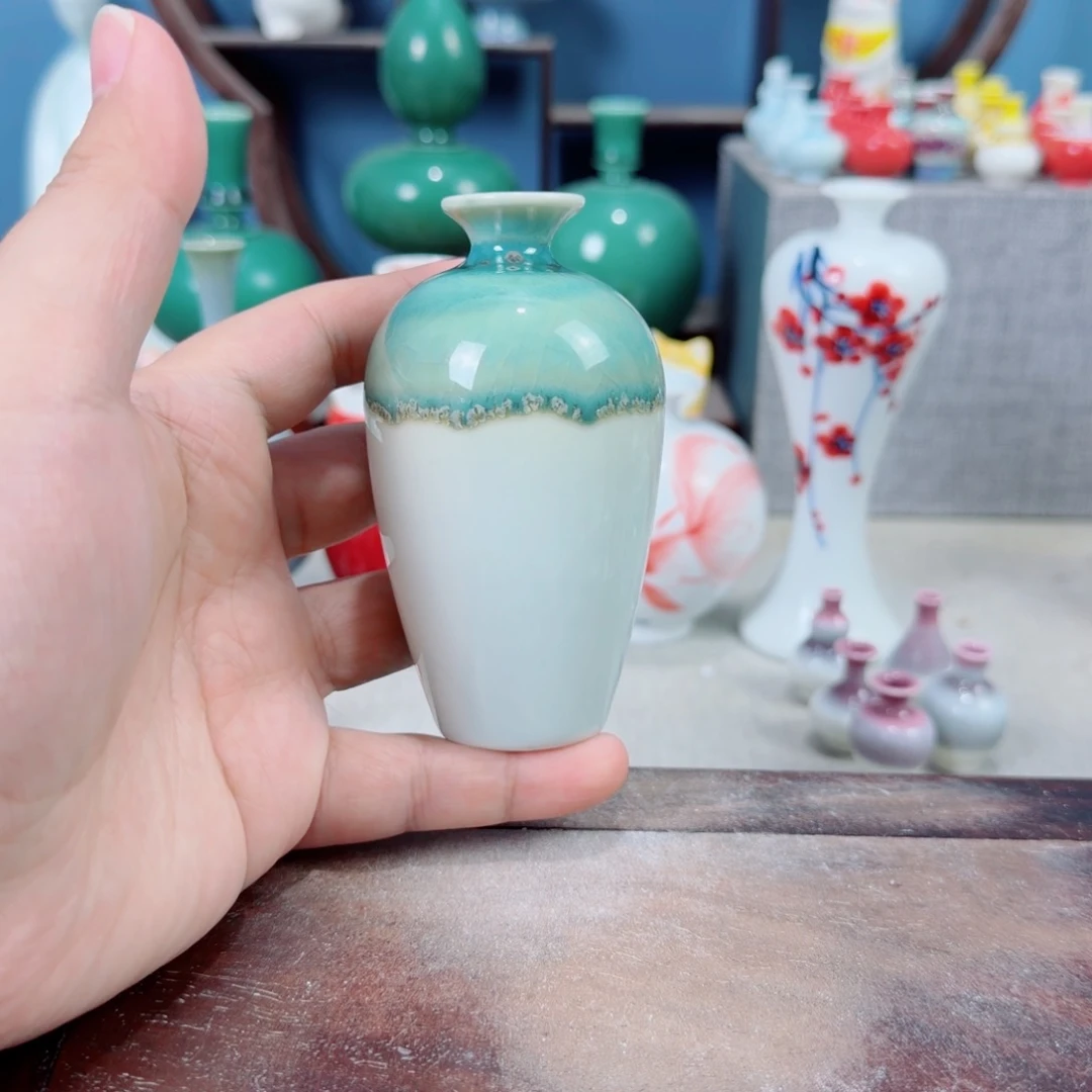 陶瓷手工小花器摆件