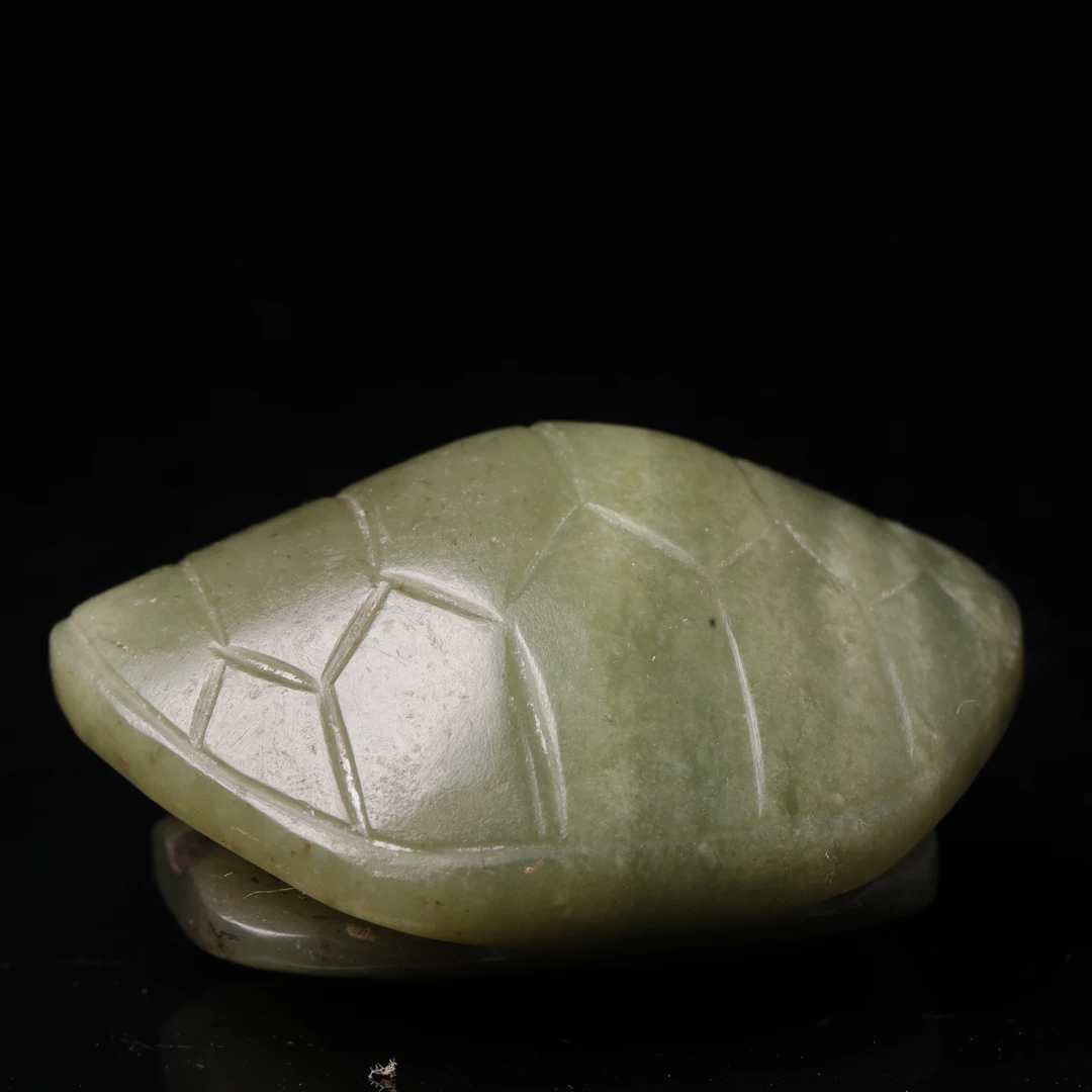 明代和田玉龟甲花件-CS