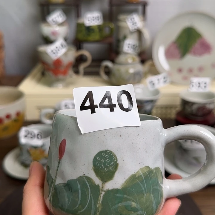 杯子440 景德镇手工手绘