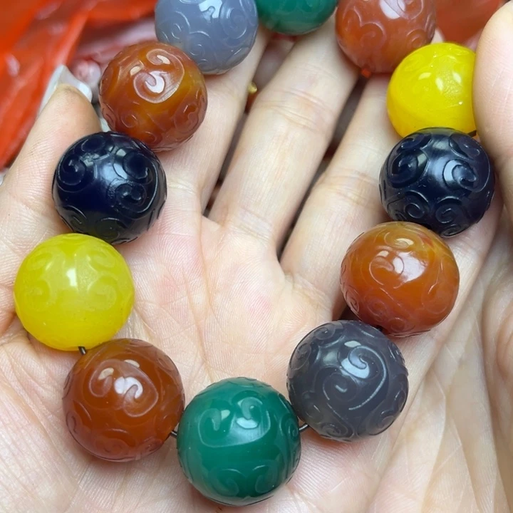 玛瑙/玉髓未镶嵌手链