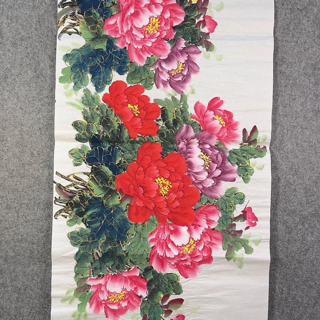 国画310 牡丹等植物生长于这里生长