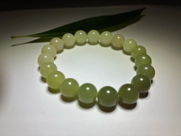 （三哥珠宝）和田玉清水料手串母亲节礼物