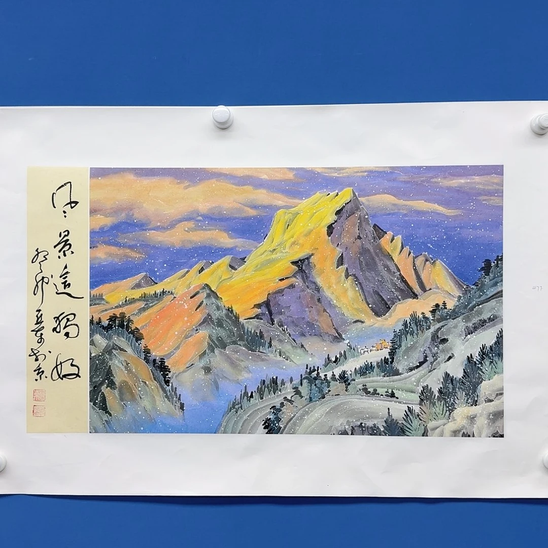 国画多次参加国内外大型