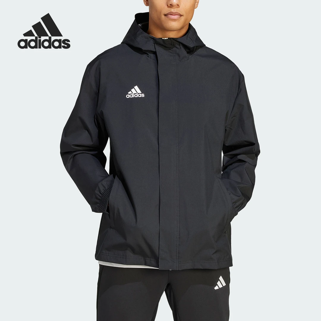 Adidas/阿迪达斯正品夏季男子训练运动连帽夹克外套IK4010