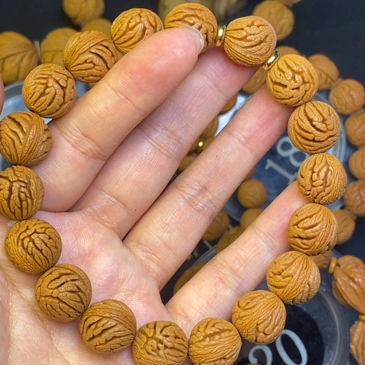 桃核吊坠秦岭龙纹桃核22