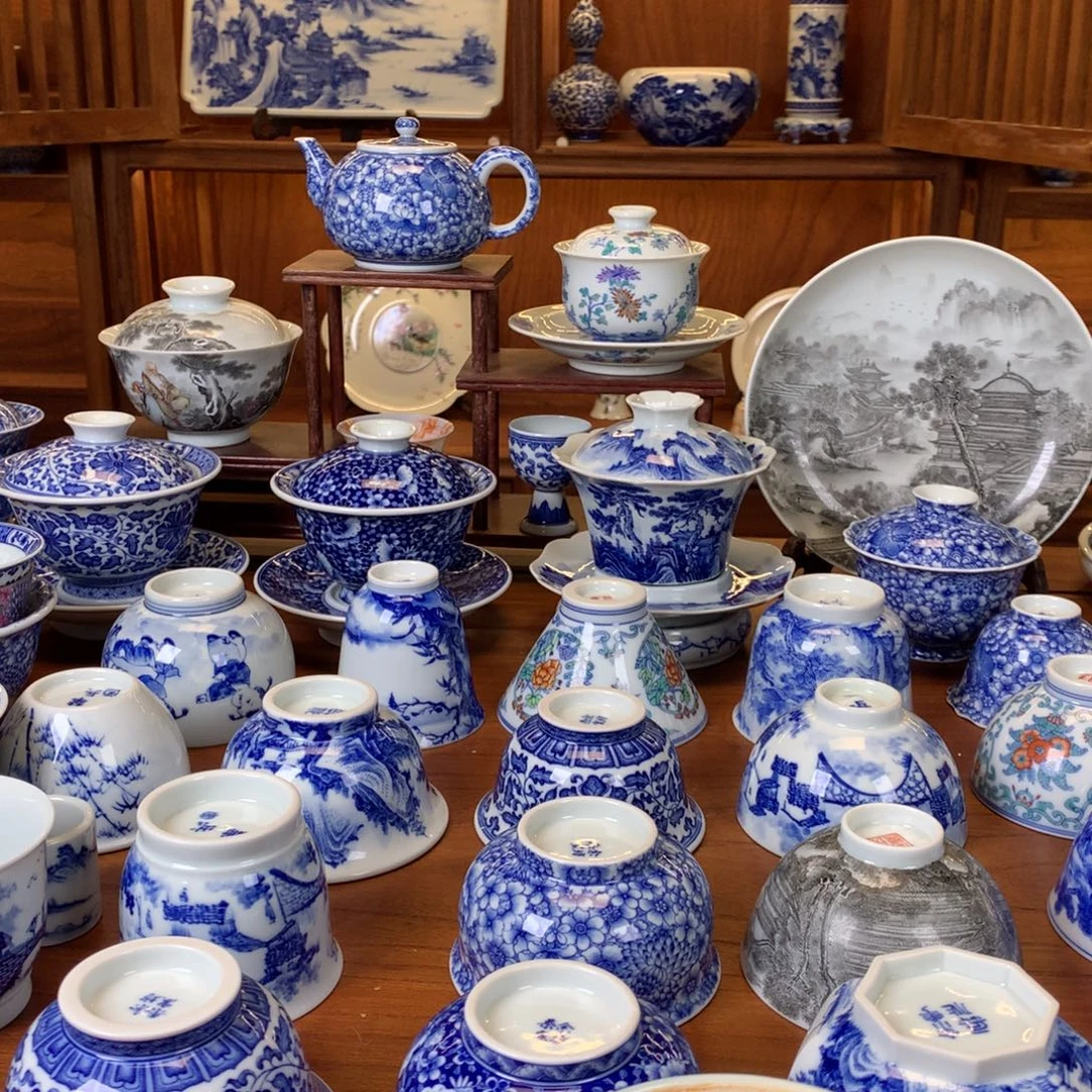 漆***漆瓷片景德镇陶瓷主人杯