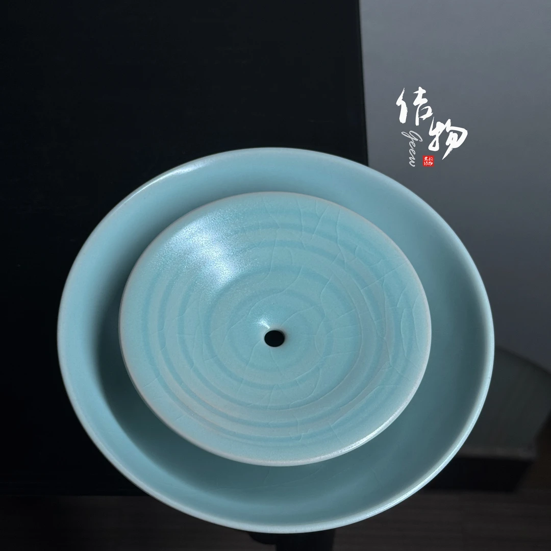 【七夕限定】天青莲瓣碗沐盏壶承组合