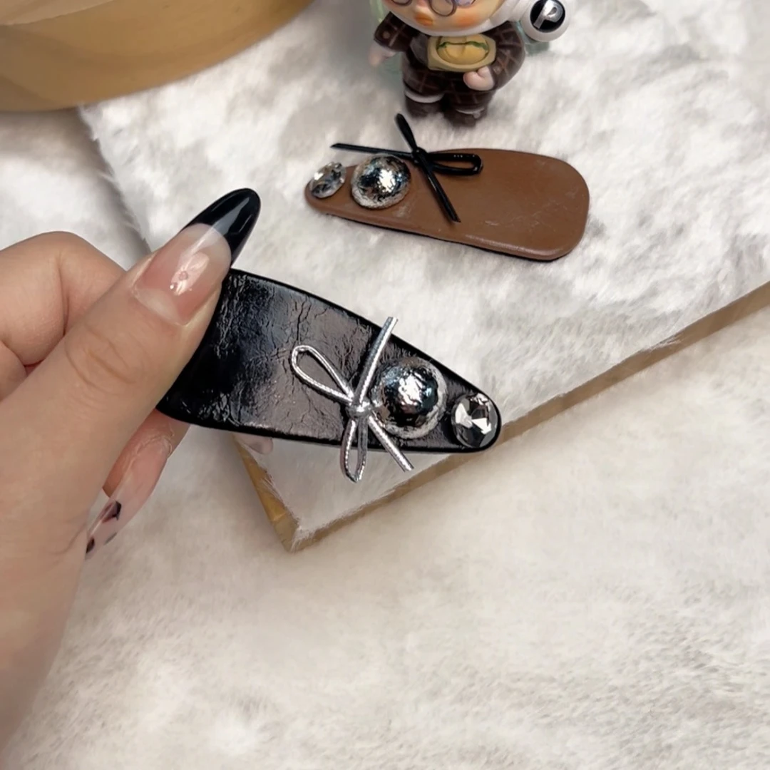 韩系高端发夹气质 轻奢网红时尚发卡复古百搭简约典雅贵气高品质