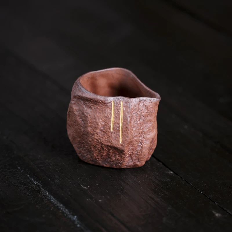 【纳兰】岩趣-琴弦矮款公道杯（Q4271）