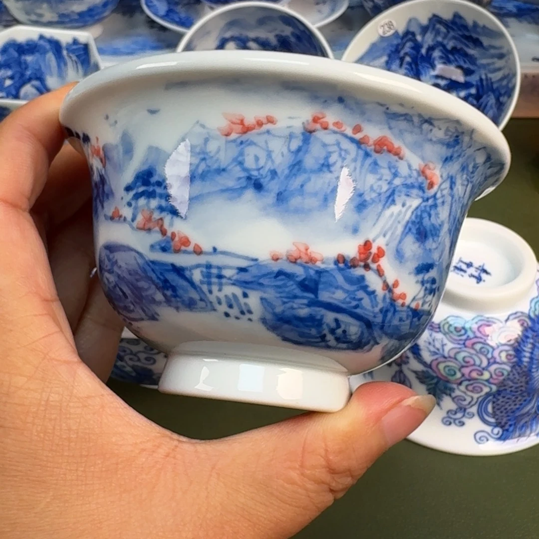 景德镇纯手绘茶具圆圆202