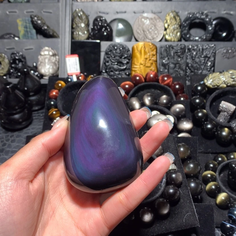 【闪购商品】黑曜岩珠宝奇石未镶嵌悟***万