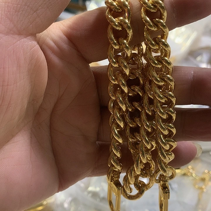 皮革驴家50长粗铜链