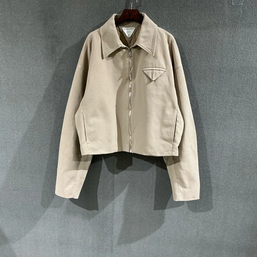 99新 BOTTEGA VENETA/葆蝶家 （pm）卡其色夹克外套 50码/7148