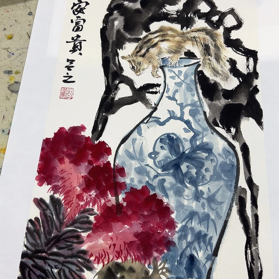 书法lxg亲笔手绘作品