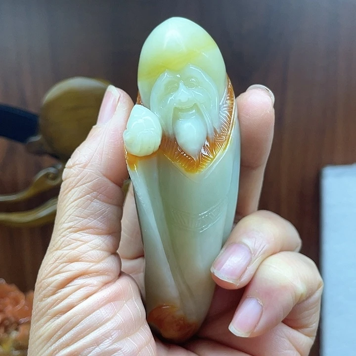 蛇纹石玉珠宝奇石未镶嵌