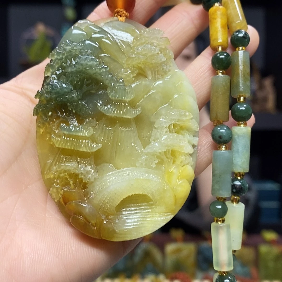 未镶嵌岫玉挂件挂件