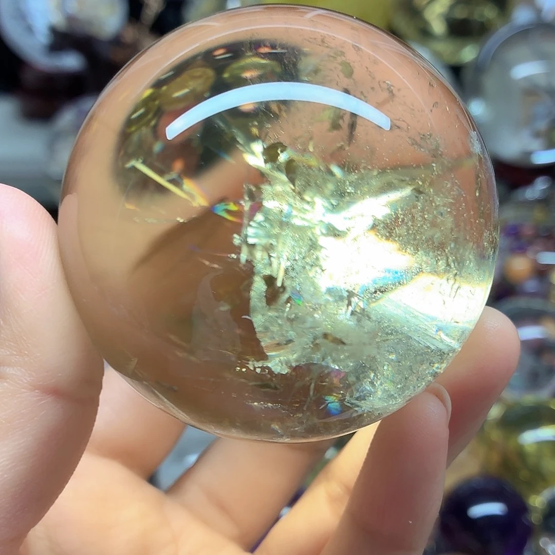 水晶珠宝半成品未镶嵌温感爆彩6.36