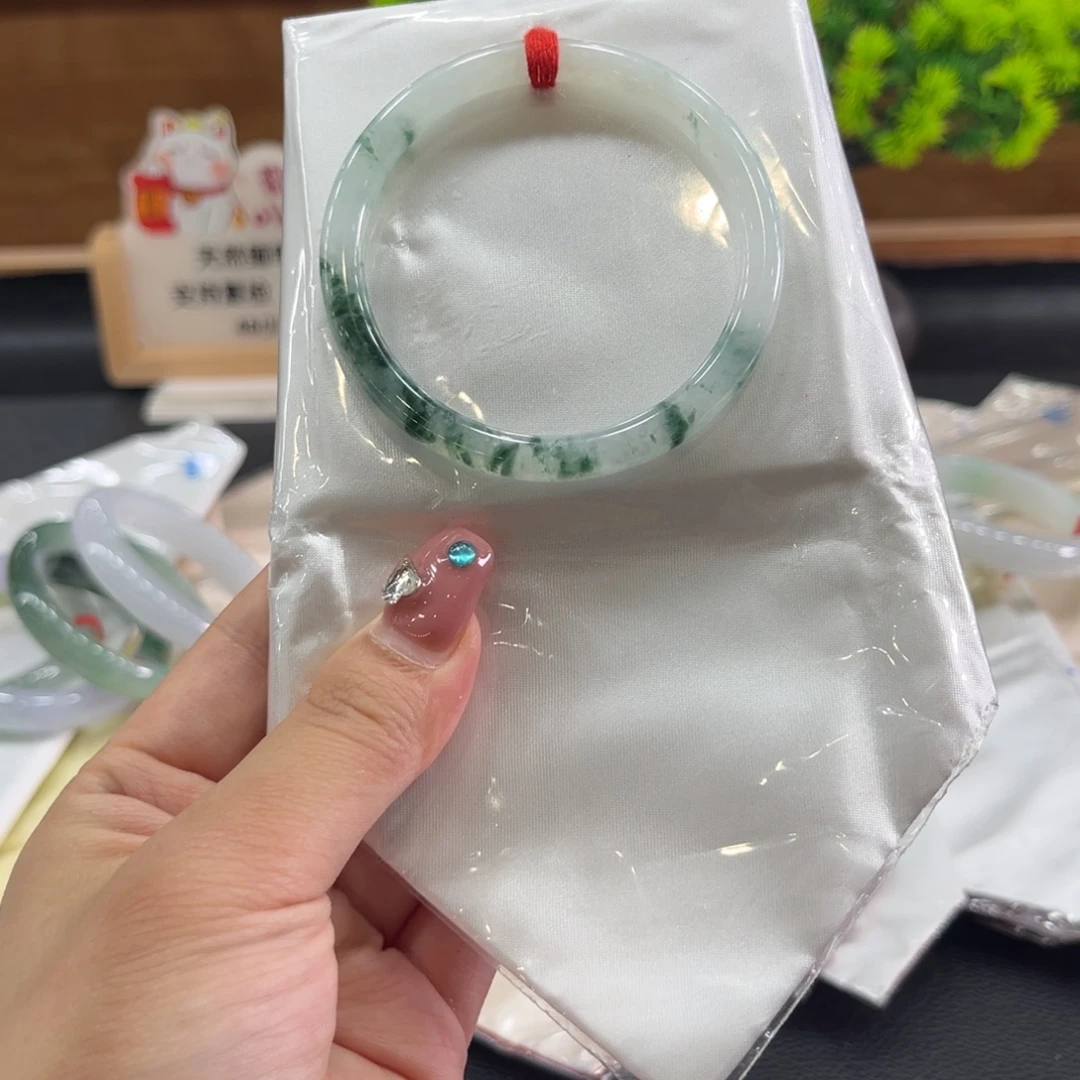 未镶嵌手镯翡翠53细条