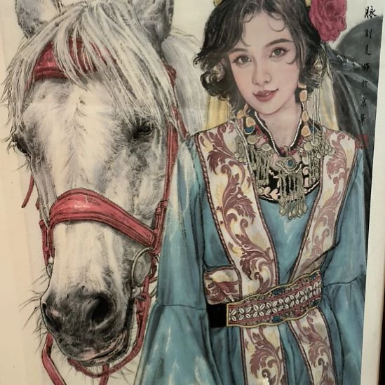 国画人物画作精品