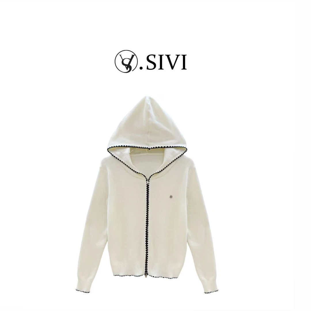 熙薇【一见钟情】2025早秋新款时尚气质休闲百搭毛衣上衣H5163