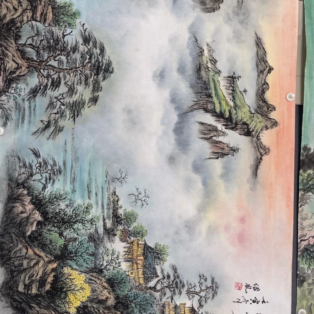 国画胡小春老师绘画