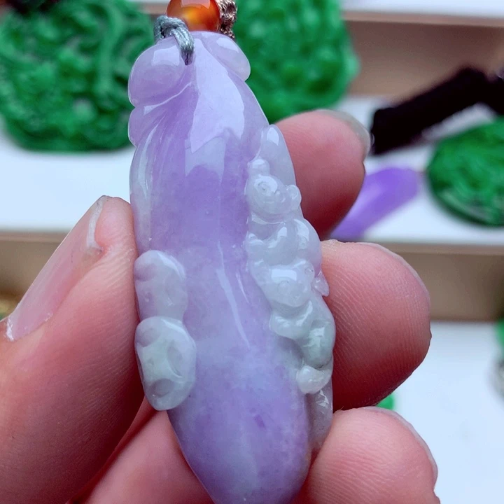 翡翠未镶嵌毛衣链